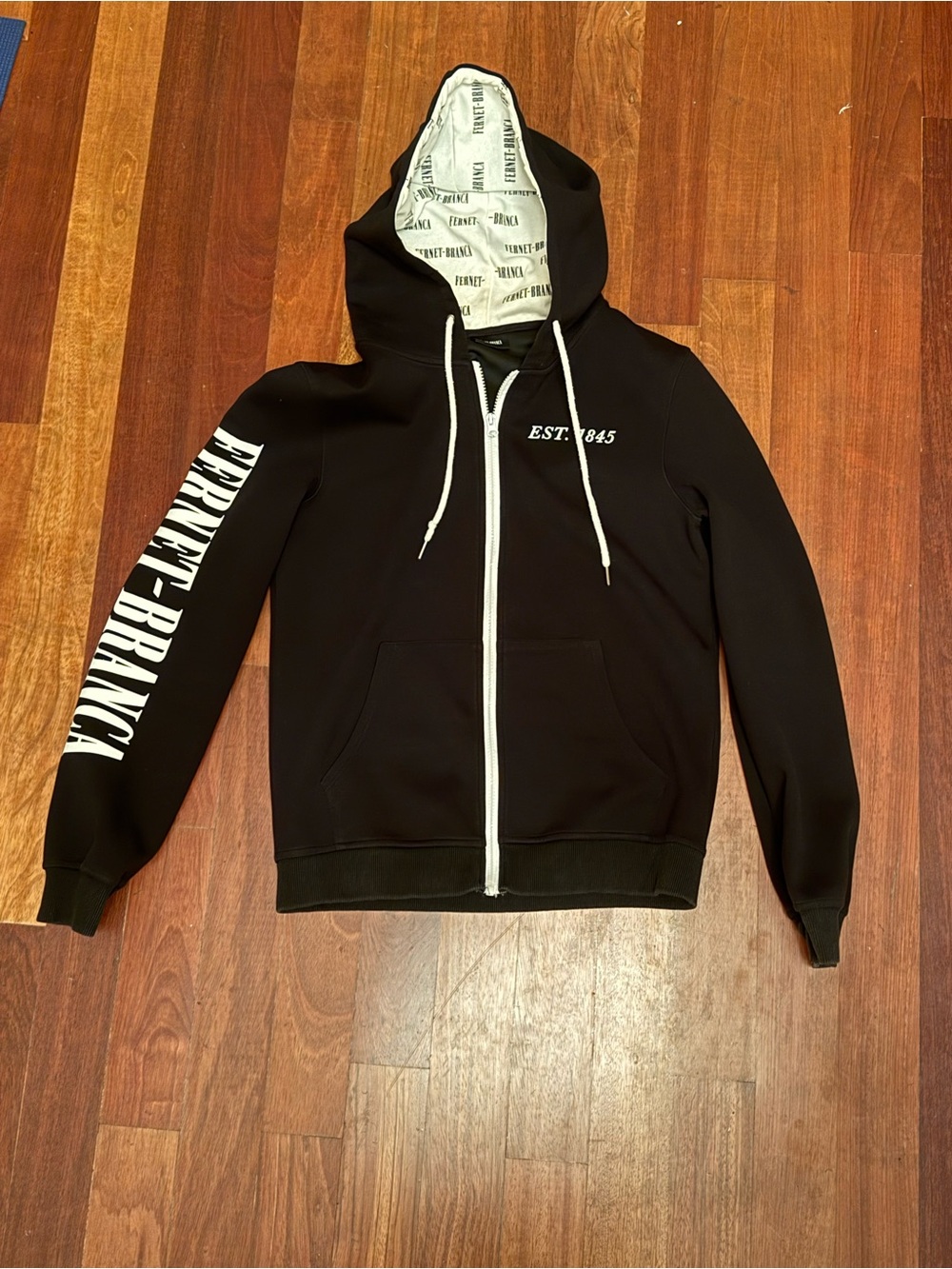Fernet-Branca Milano Full-Zip Hoodie - Size Large - Excellent Condition